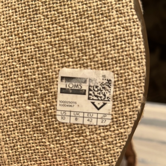 Toms Cork Wedges Size 10 - Picture 6 of 6